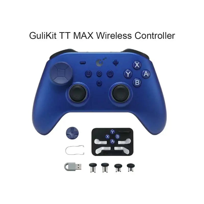 GuliKit TT MAX Wireless Game Controller for Switch 1/2 PC Android iOS with Tension Adjustable TMR Joysticks Anti Drift Gamepad
