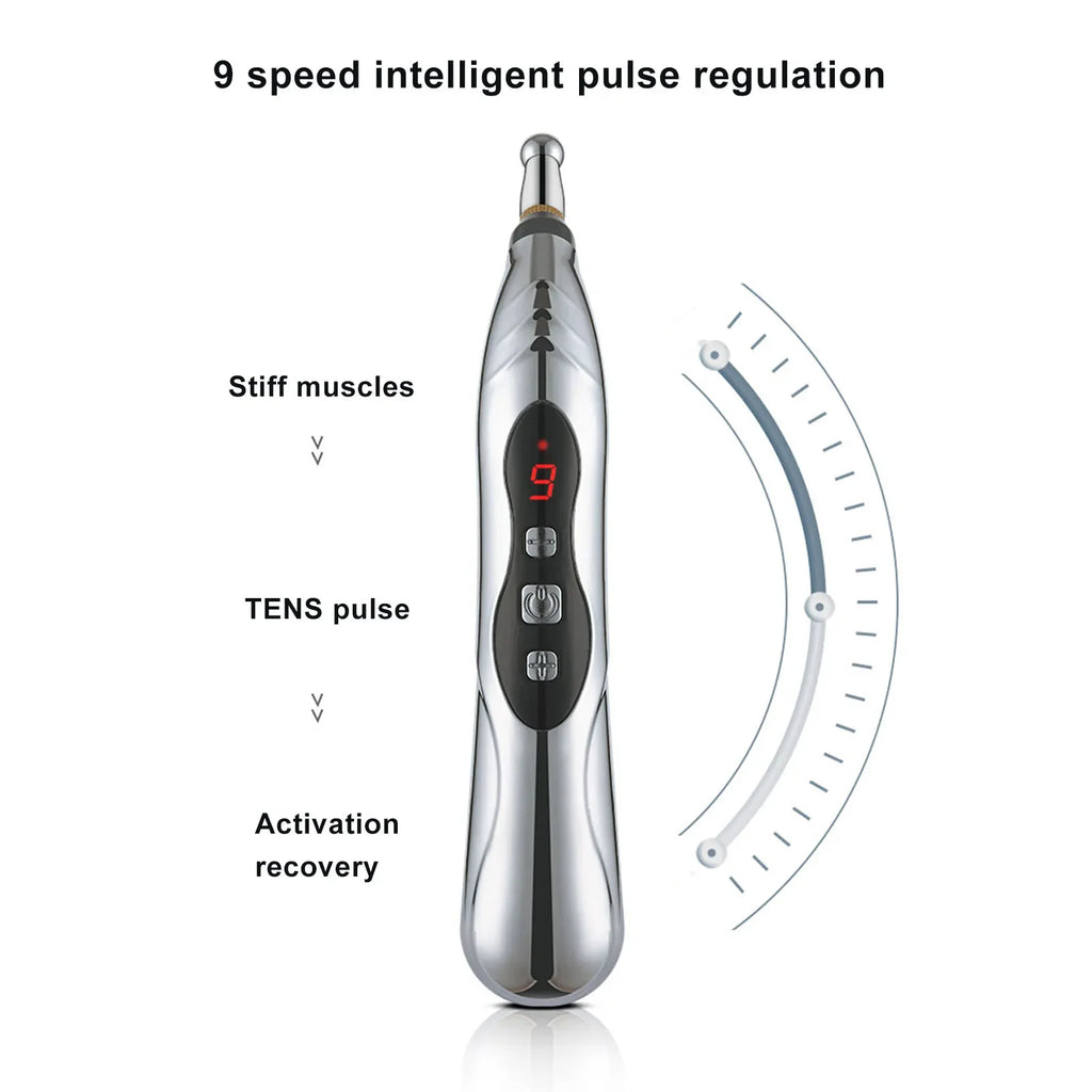 Meridians Pen Electric Meridians Pen Meridians Pen Rechargeable Electronic Powerful Energy Pulse Massage Pen for Pain Relieving