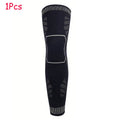 1Pcs Compression Leg & Knee Braces with Non-Slip, Extended Full-Length Knee Sleeves for Running, Basketball, Cycling