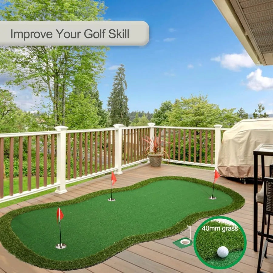 Large Professional Golf Putting Green Mat for Indoor Outdoor Use HighQuality Artificial Turf Practice Surface for Improving Put