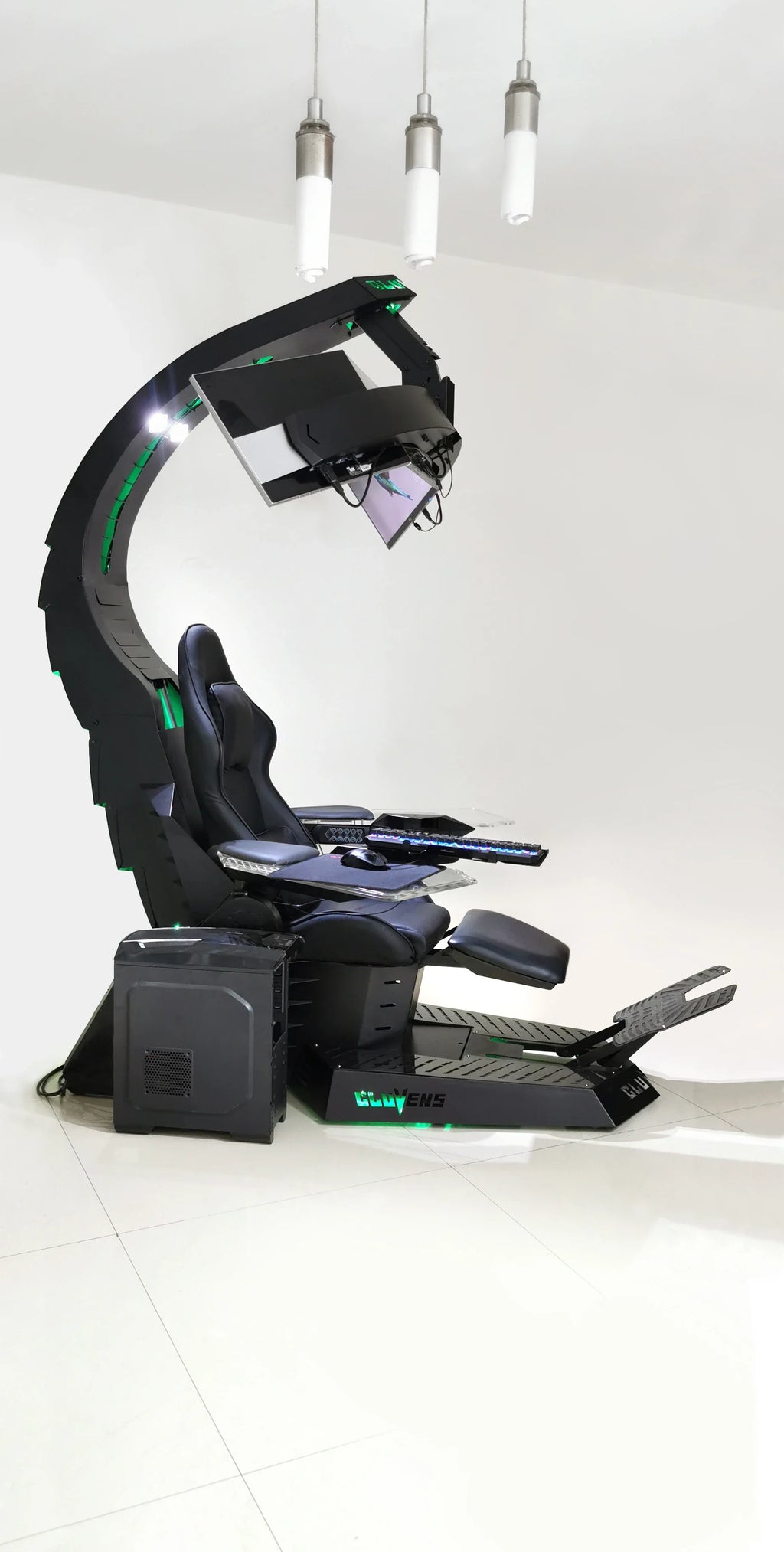 Hot Sell Modern Design RGB LED High Quality OEM ODM Ergonomic Recline Gamer Chair Swivel Racing Gaming Chair With Foot Rest