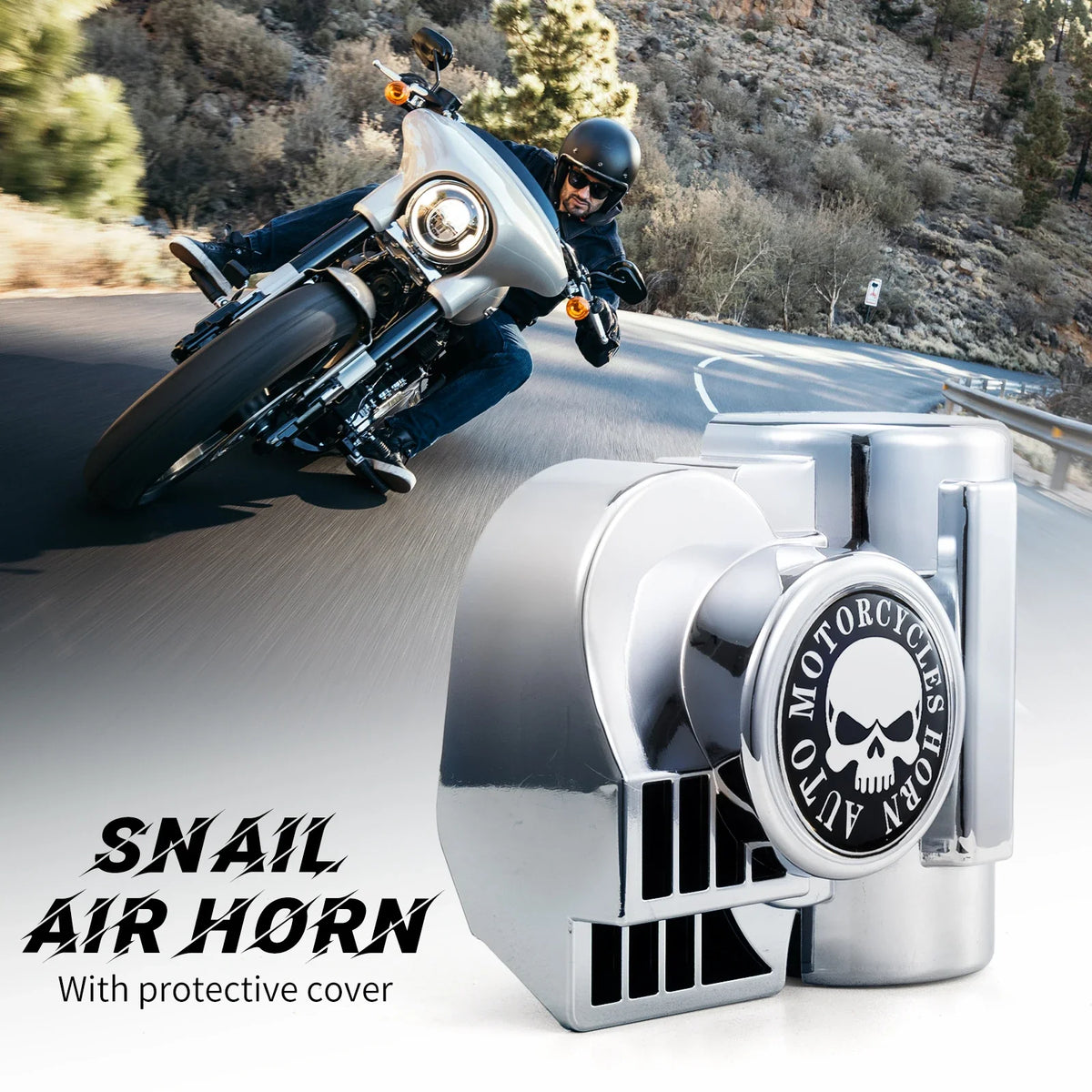 FARBIN 12V Air Horn Kit for Cars, Motorcycles and Trucks