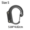 Multifunctional Hybrid Gear Clip Carabiner 360 Degree Rotating Hook Strong Buckle Camping Hiking Travel Backpack Outdoor Gadget