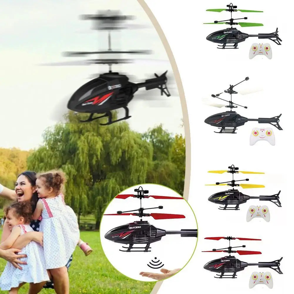 Remote Control Helicopter 2 Channel RC Helicopter Toys for Kids Flying Toys Infraed Induction Suspension Aircraft Charging Gift