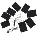 3 Levels Outdoor Thermal Winter Heating Vest Pads USB Heating Pads Vest Heater for Outdoor Winter Camping Hiking Ski Cycling