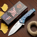 Medford - Heavy-duty Folding Knife, High-hardness D2 Blade, Portable Backpack Camping Travel Knife, Sharp Fruit Knife