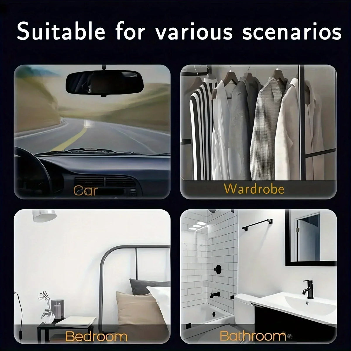 1/3pcs Funny Cat Design Car Aromatherapy Tablet, Car Fragrance Tablet, Car Rearview Mirror Pendant, Wardrobe Aromatherapy Tablet