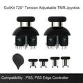 GuliKit 720° Tension Adjustable TMR Joystick for PS4 PS5 Edge Gamepad for Switch Pro Xbox Series Controller Game Accessories