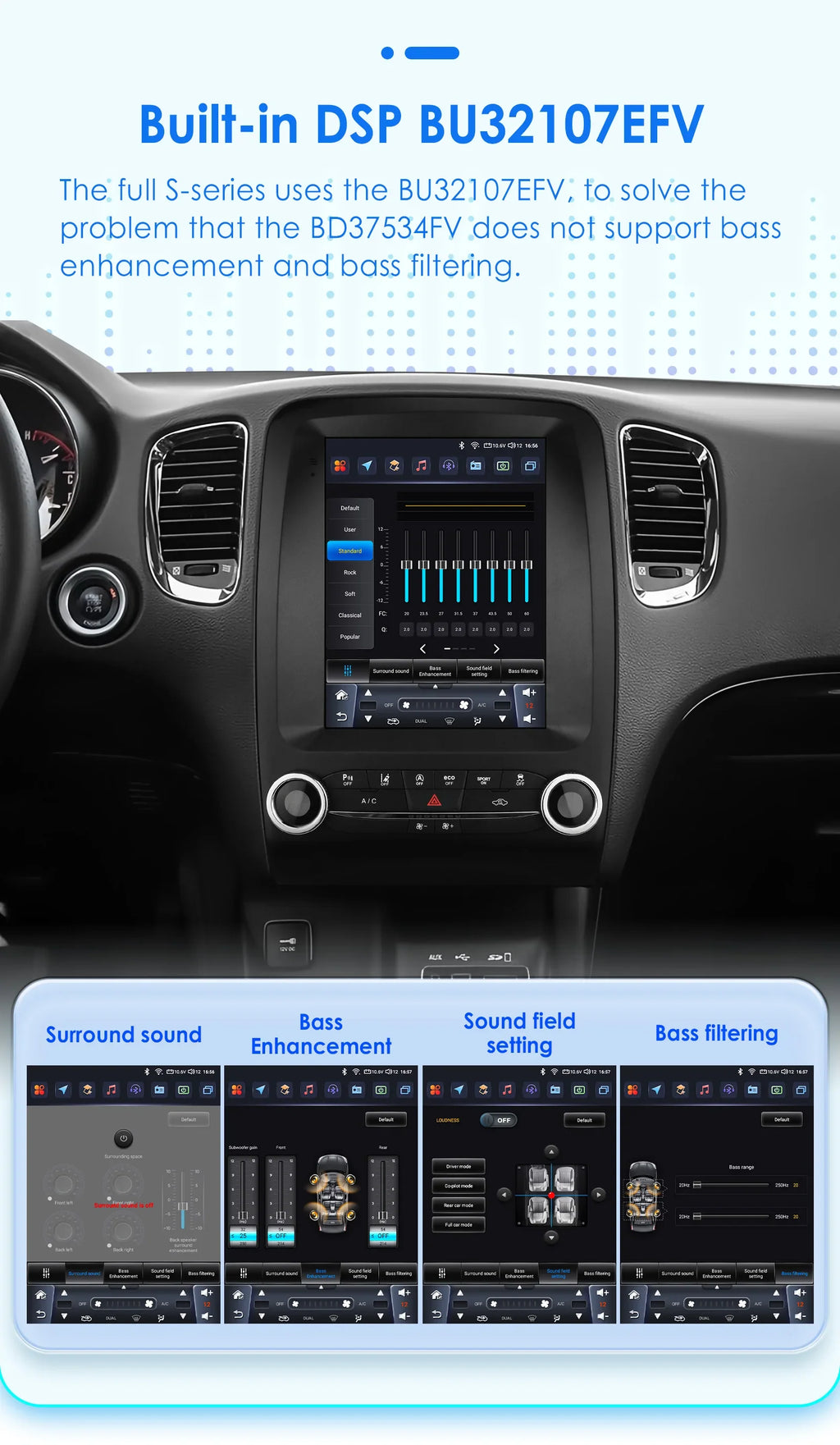 9.7-Inch Android 13 Car Stereo for Dodge Durango 2014-2020