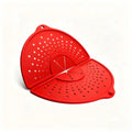 Multiuse Silicone Splash Guard Foldable Oil Splatter Screen for Frying Pan Heat Resistant Pot Lid Kitchen Cooking Tools