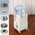 Baby Mother Travel Suitcase Children Can Sit and Ride Luggage with Cup Holder Trolley Case Lazy Walking Boarding Suitcases