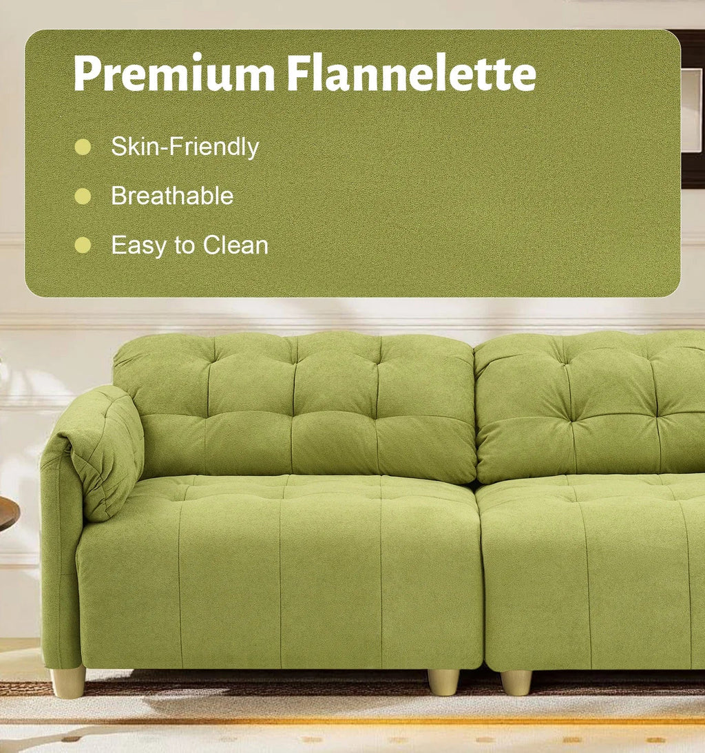Double Storage Sofa With Hidden Storage Design Suitable for Small-Sized Living Rooms Bedrooms Apartments Studio Apartments Dormitories