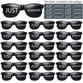 12-120 Pcs Wedding Heart Sunglasses Mr/Ms Bride Glasses Wedding Gift for Guest Bridesmaid Heart Glasses Just Married Party Favor