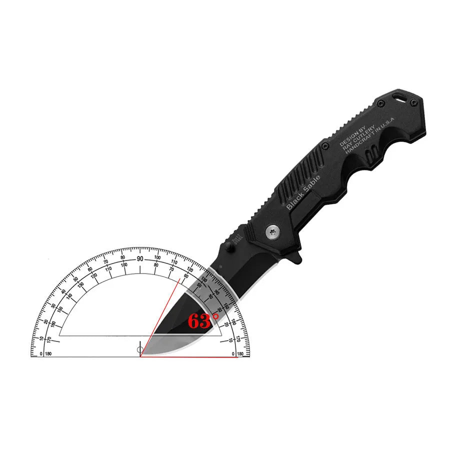 Portable Stainless Steel Folding Knife High Hardness EDC Kit Outdoor Mini Multi-Purpose Fruit Camping Survival Defensive Knife