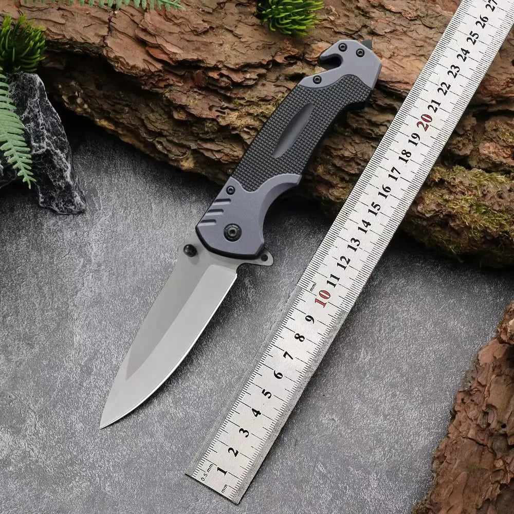 Folding Knife Outdoor Stainless Steel Pocket Knife Carry Folding Knife Fruit Knife Camping Portable High Hardness Sharpness