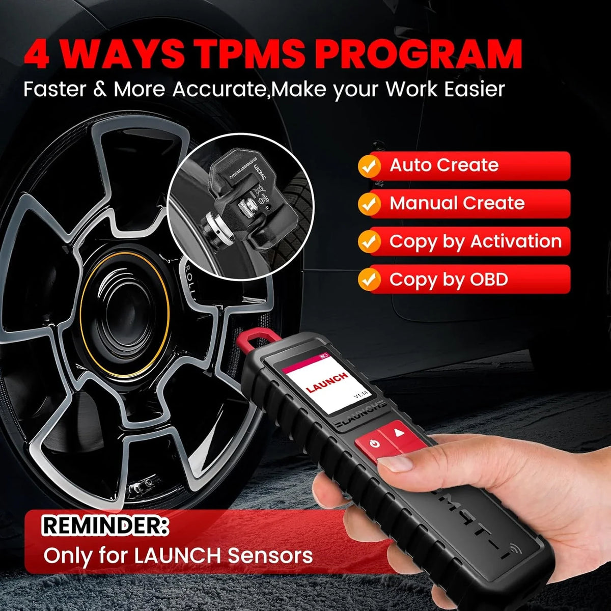 LAUNCH X431 i-TPMS Tire Pressure Diagnostic Tool