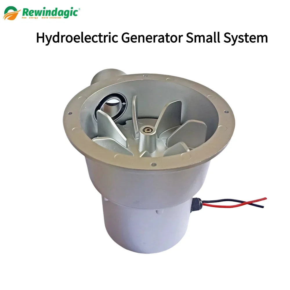 100W 50W Water Turbine 18V 36V Hydraulic Generator Outdoor Hydro Electric Generator DC Permanent Magnet Use for 12/24V Battery