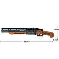 1006PCS Double Barrel Shotgun Weapon Model Building Blocks Military Classic Gun With Bullet Belt Bricks Toy Kids Christmas Gifts