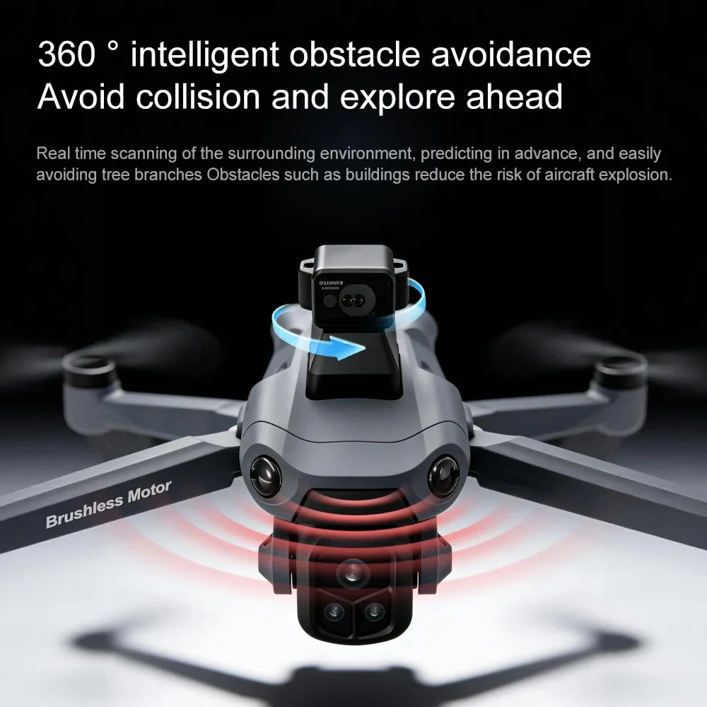 Original V918 Max GPS Drone 4K 8K Professional HD Camera Photography Brushless Foldable Quadcopter Laser Obstacle Avoidance Dron