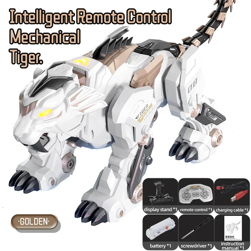 JJRC R38 RC Robot Children's Educational Toy Smart Programming Remote-Controlled Mechanical Tiger Sensory Bionic Dancing Robot