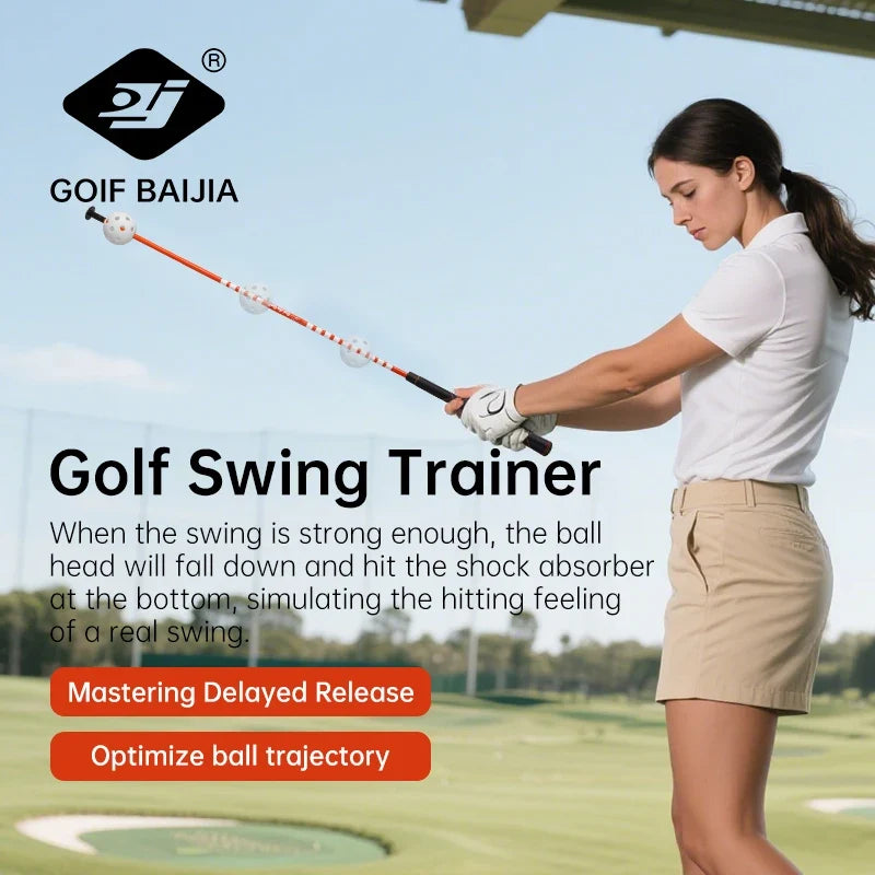 Golf Hollow Ball Swing Practice Stick - Short Version, Understand the Strength of the Swing through the Sound