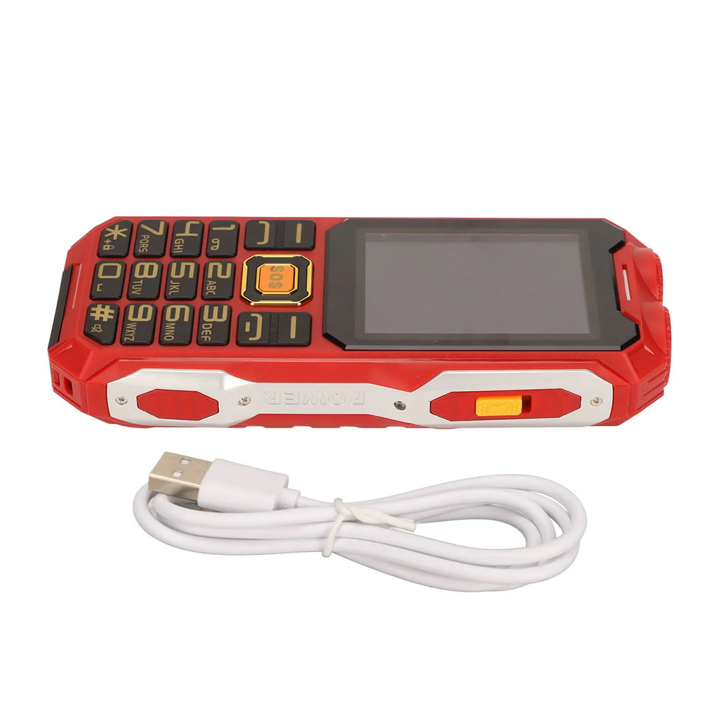 Senior Cellphone 2G 2.6in  16800mAh High Volume Elderly Mobile Phone With Charging Line for Calling 2G Senior Cellphone