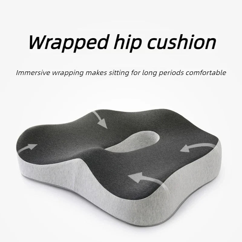 2026 New Ergonomic Memory Foam Tailbone Cushion Breathable Car Seat Pad Suitable for Office Chairs and Non-slip Soft Support
