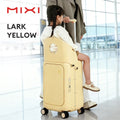 Mixi New Design 20 Inch Ride On Suitcase for Kids Luggage with Seat PC Aluminum Frame Check in Lugguage
