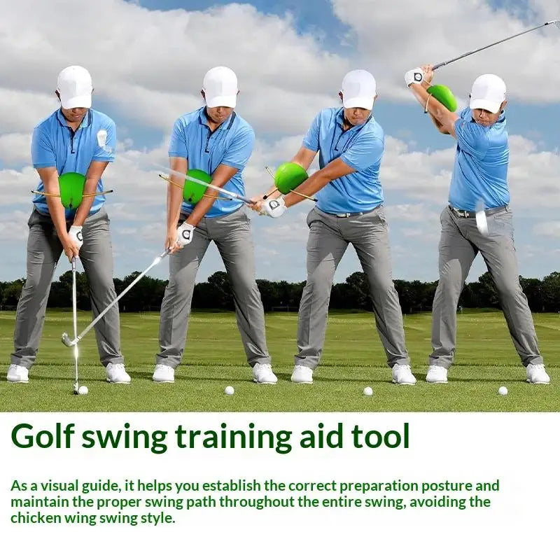 2026NEW Portable Golf Swing Trainer Adjustable Buckle PU Foam Head on Aluminum Alloy Shaft Golf Grip Tempo Practice Training Aid
