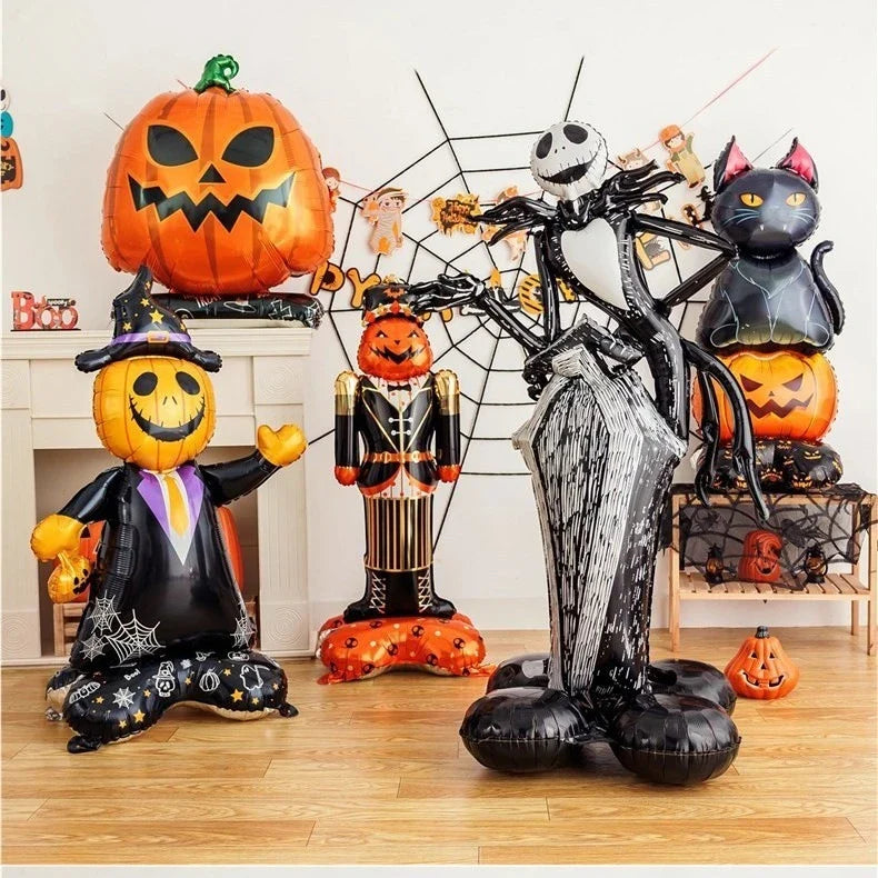 Giant Skeleton Halloween Balloon Decoration, 8 Color Options