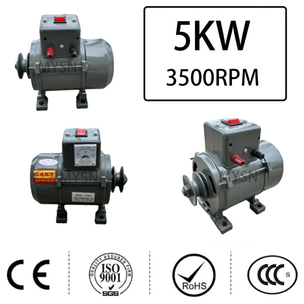 220V 10KW Portable Generator 230V 240V Permanent Magnet Generator Free Energy Alternator Lighting Household Farm CE Certified