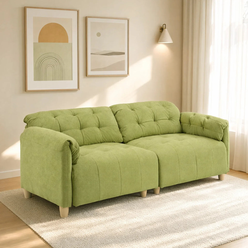 Double Storage Sofa With Hidden Storage Design Suitable for Small-Sized Living Rooms Bedrooms Apartments Studio Apartments Dormitories