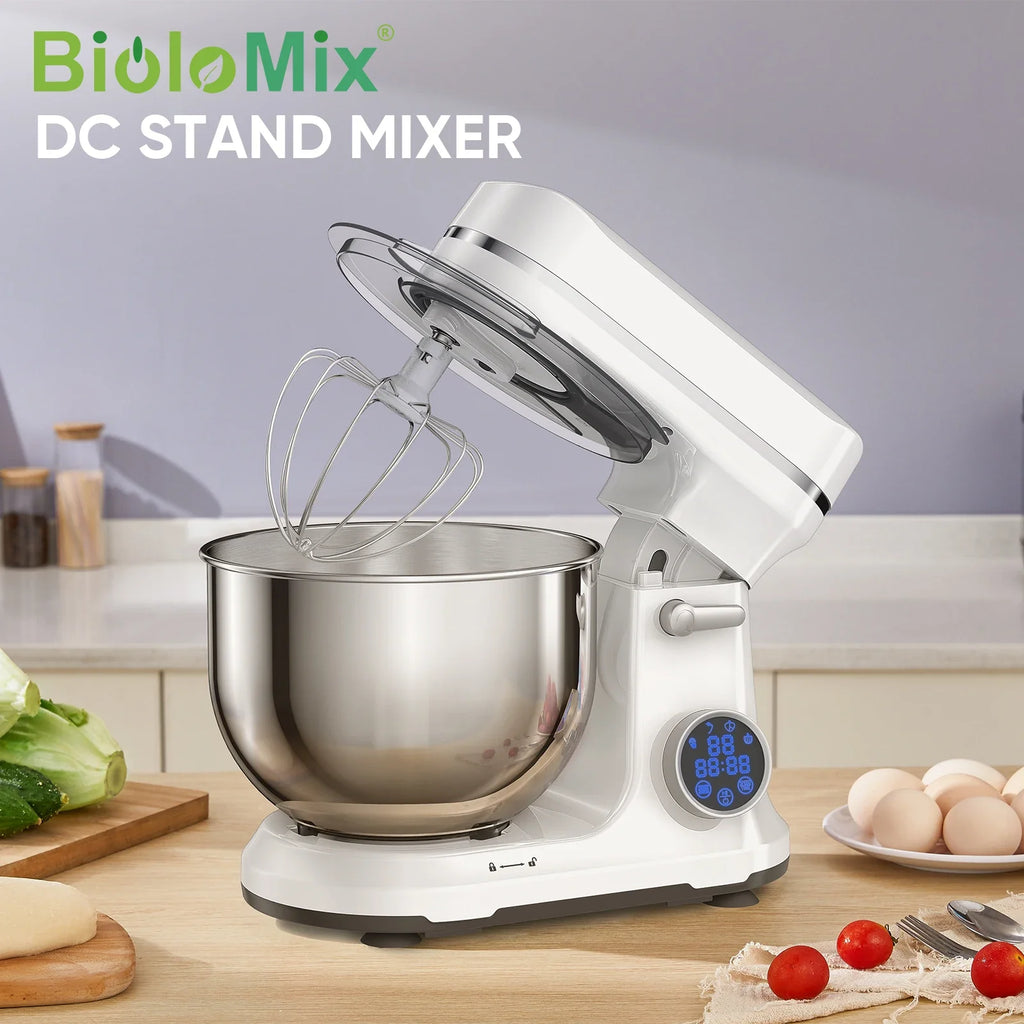 BioloMix BM602E 5L Stand Mixer, 1200W, OLED Touchscreen