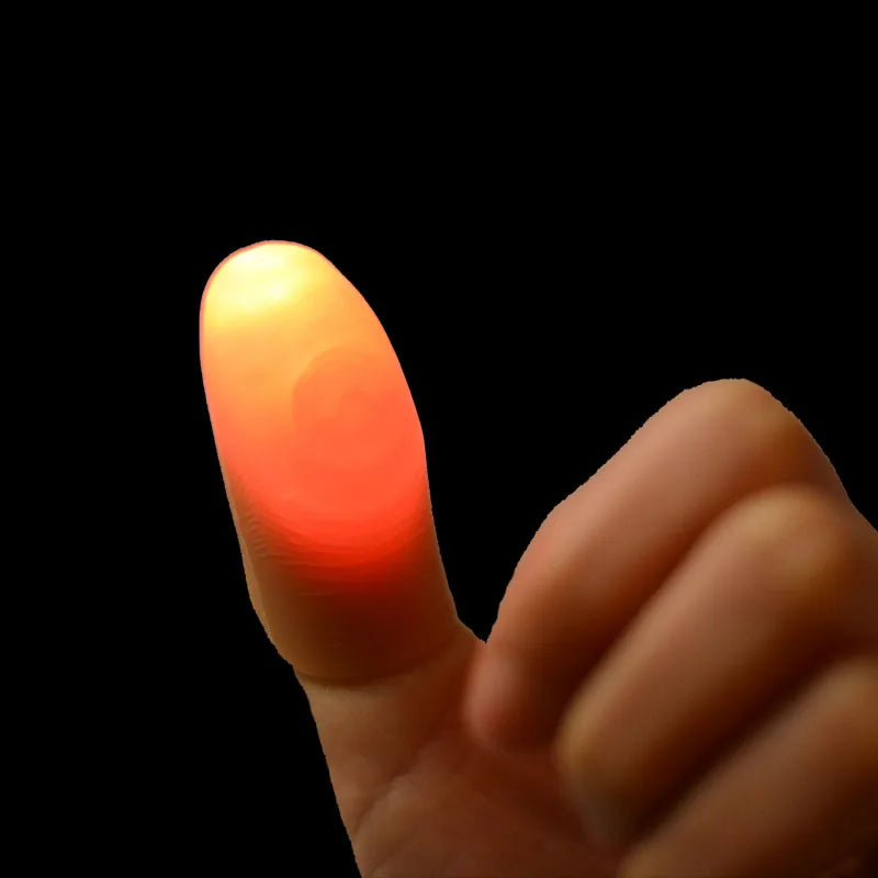 1/5pcs Luminous Thumb Glowing Props Thumb Finger Light Magic Trick Glow in the Dark Light Up Home Party Decoration