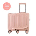 Rideable 20 Inch Rolling Suitcase Password Lock Portable Carry On Luggage For Children Travel Vacation