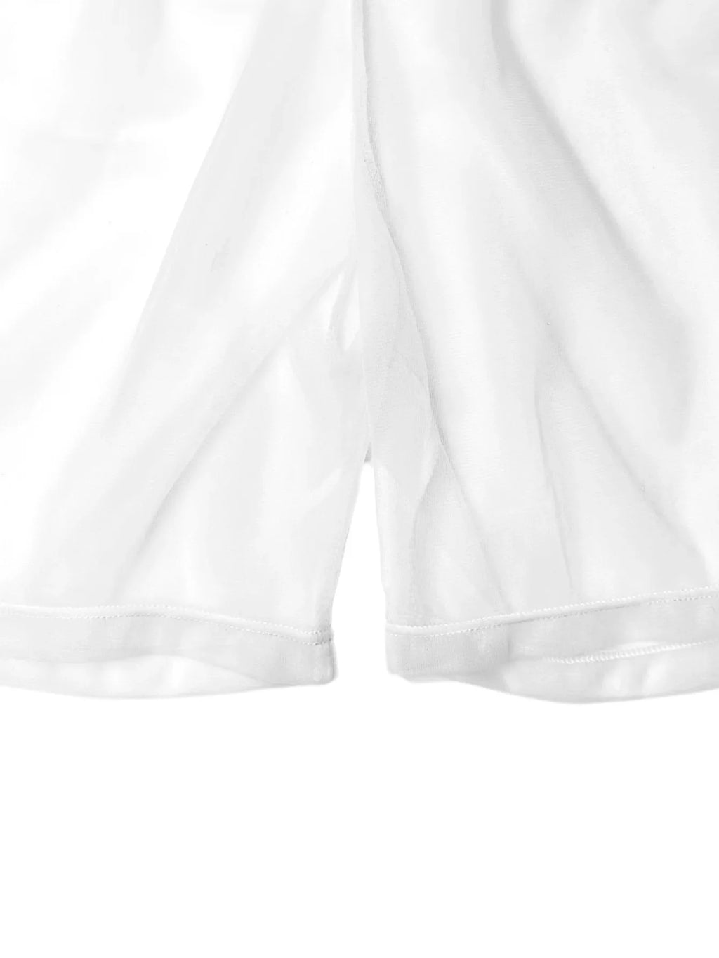 1Pc Sexy Sheer Mesh Men Underwear Fashionable Soft Transparent Home Loose Fit Boxing Pants Sleep Shorts Sleepwear Pajama Pants