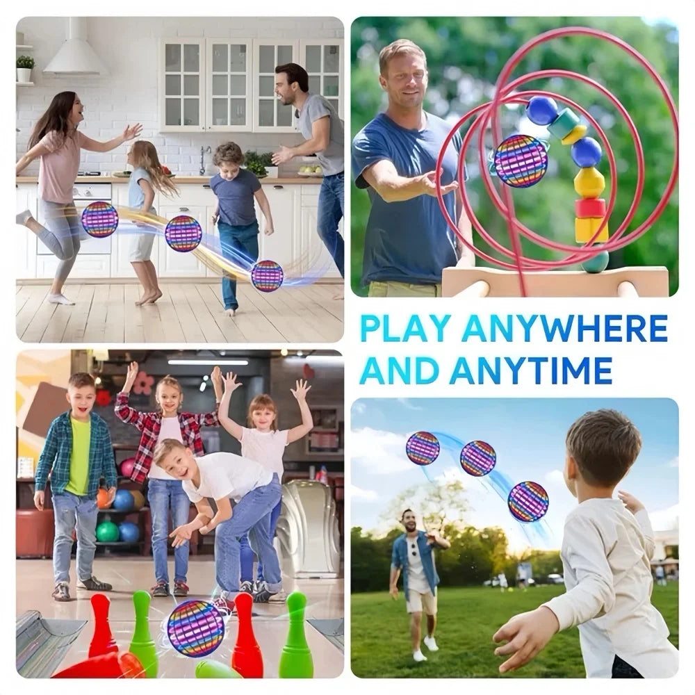Flying Orb Ball, Hand Controlled Hover Boomerang Ball Toys, Hover Orbs Flying Spinner, Orb Drone Ball