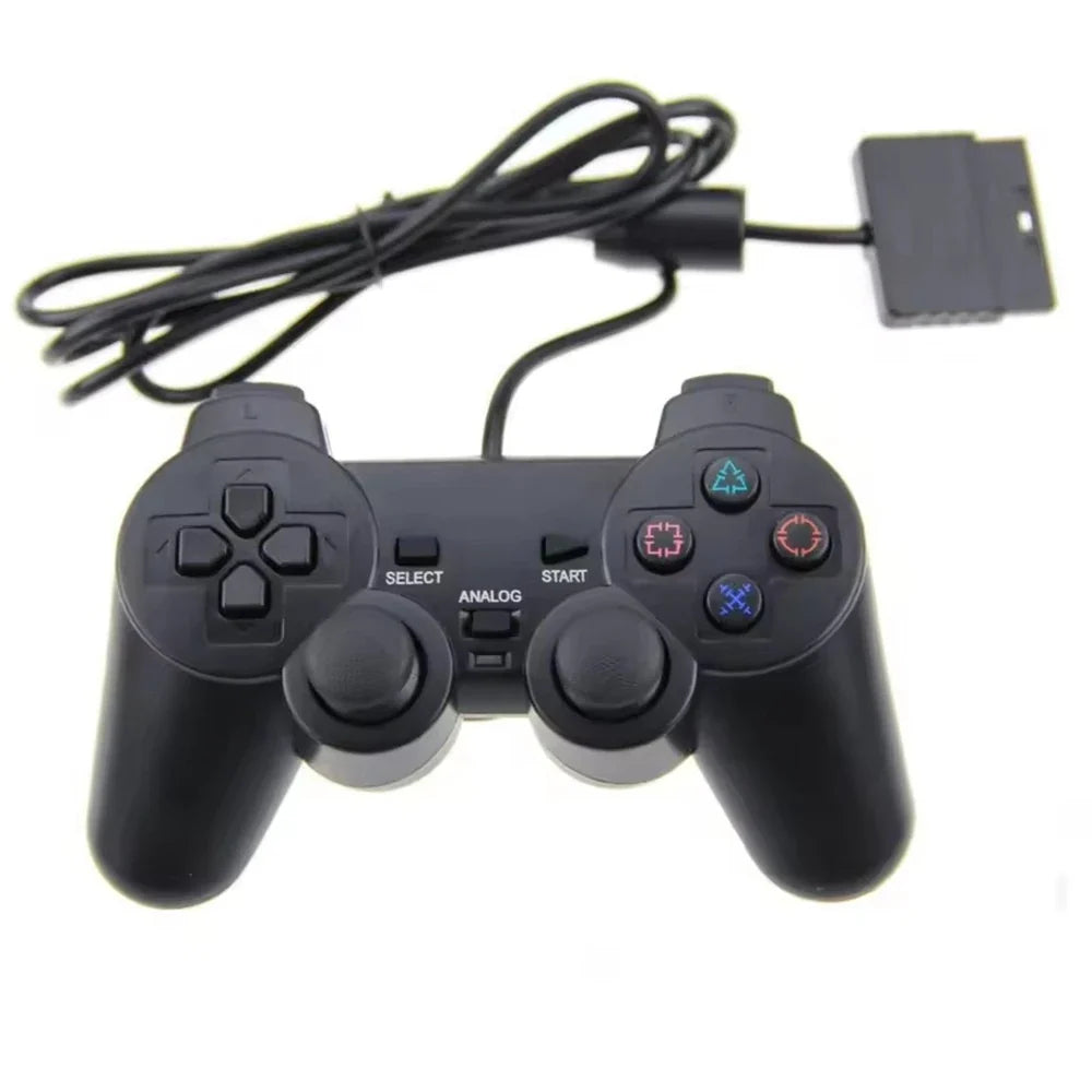MEUYAG Wired Gamepad for PS2 Controller Game Joystick Vibration Game Controller for PlayStation 2 PS2 Controller Game