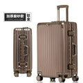 100% Aluminum-Magnesium Alloy Suitcases 20/24/26/29 Inch Lightweight Spinner Luggage TSA Lock Durable Travel Bag