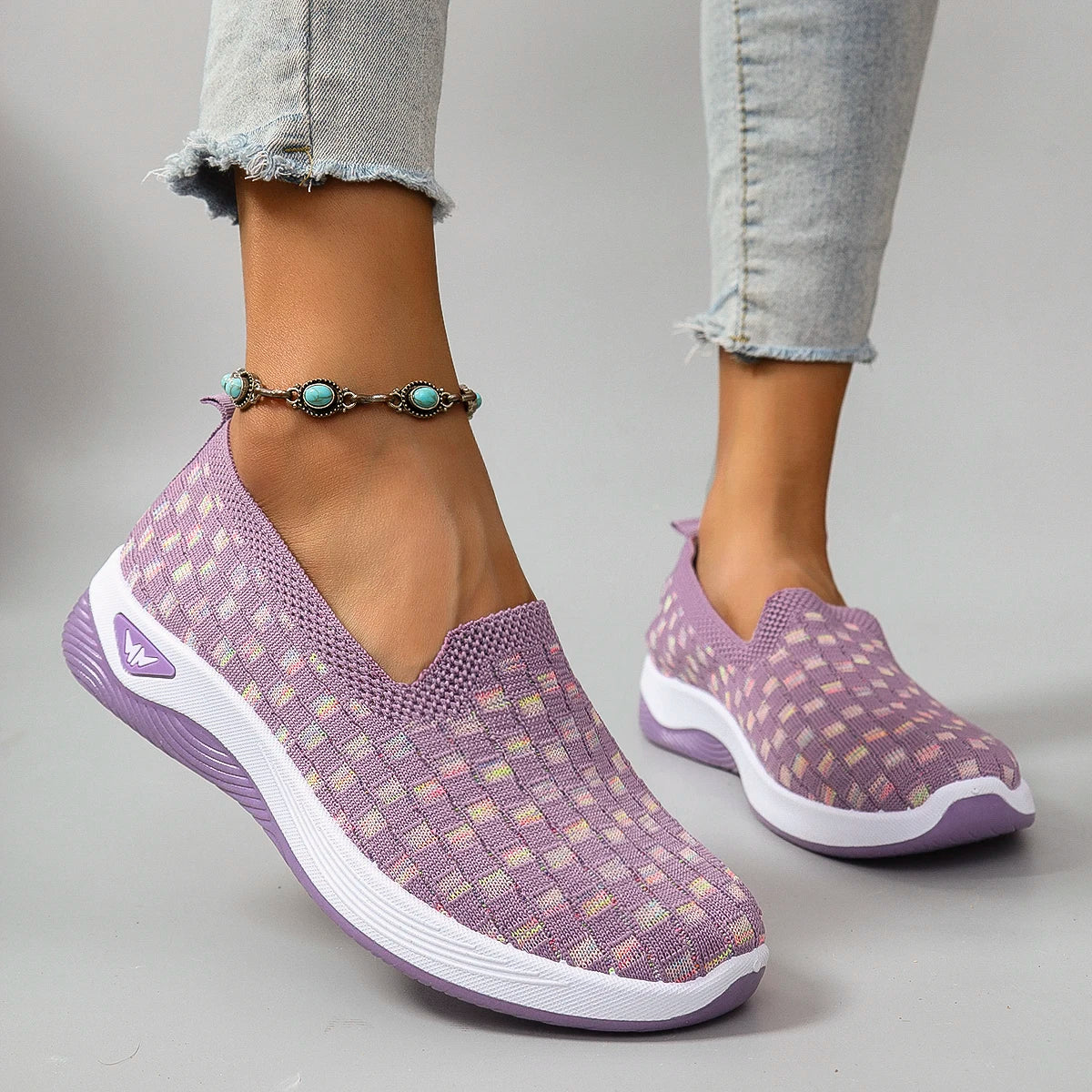 Women's summer breathable mesh flat shoes women's shoes casual sneakers shoes, clearance free shipping