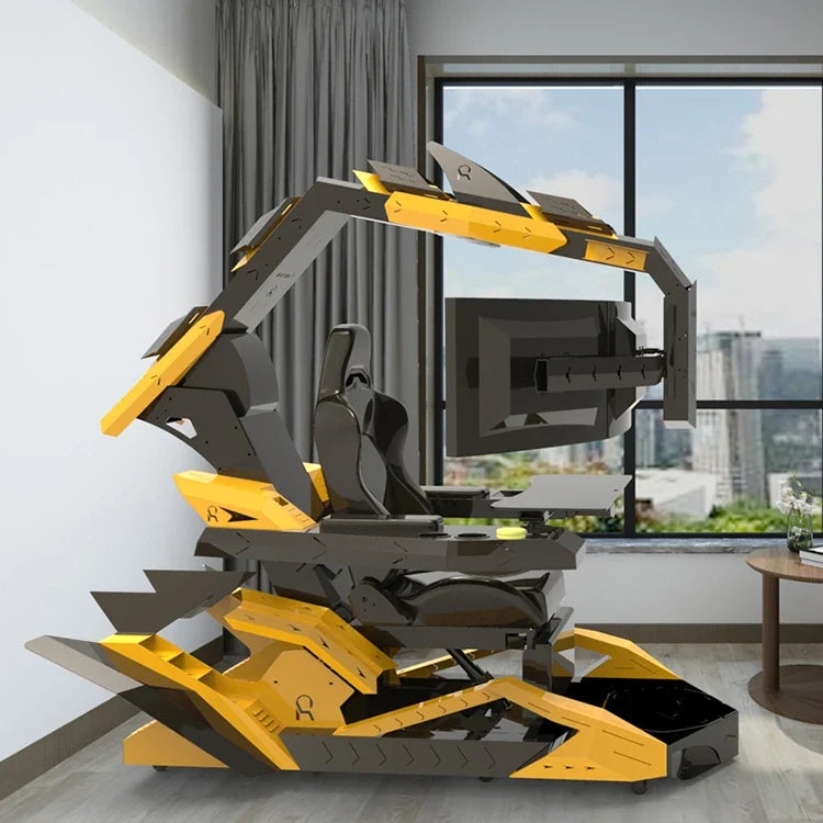High End Ergonomic Zero Gravity Led Computer Cockpit Gaming Station Ergonomic Chair for Oem Odm comfortable chair workstation
