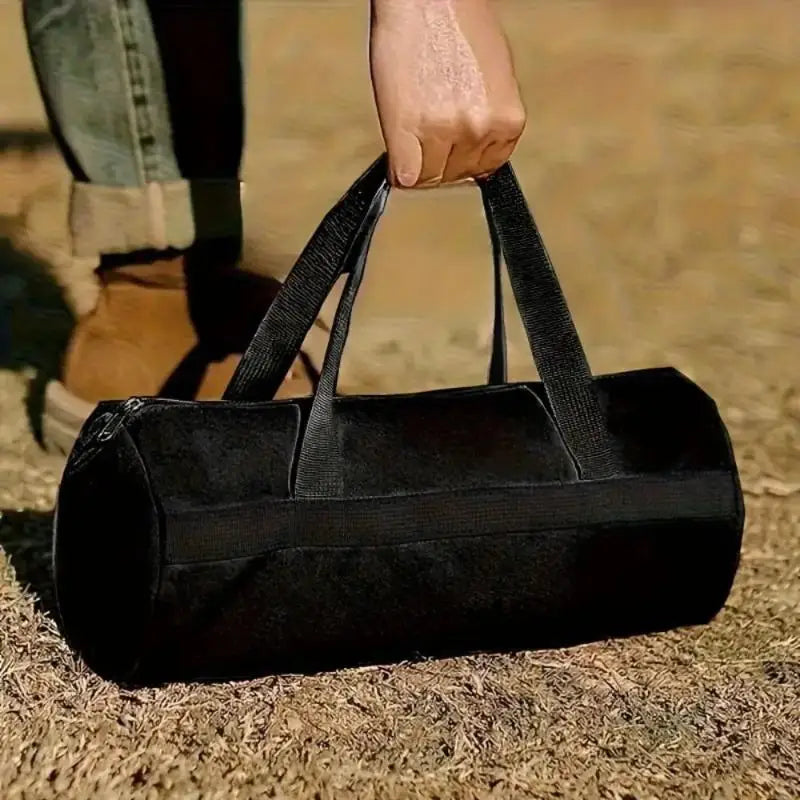 Camping Tools Storage Bag Large Capacity Cylinder Tent Stake Bag Lightweight Tent Peg Ground Nail Holder Bag For Outdoor Camping