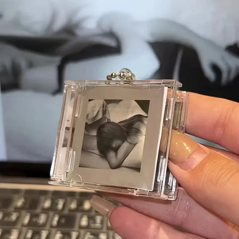 10pcs NFC Functional CD Disc Key Chain Mini CD Case Keychain Peripheral Commemorative Album Key Holder For DIY Backpack Pendant