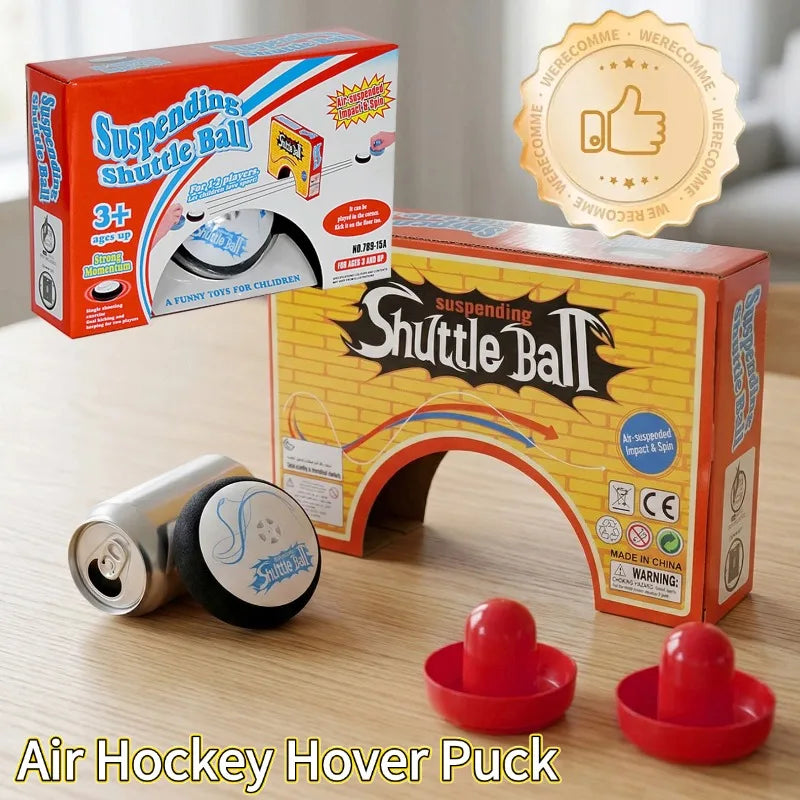 Air Hockeys Hover Puck Electric Floating Game Air Hockeys Tabletop Action Game Kids Potable Action Game Hockey Pucks Board Game