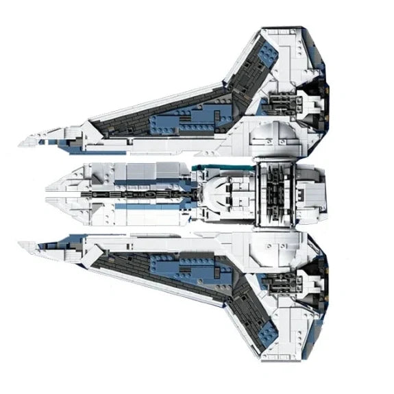 Barweer 2948-Piece MOC Kom'rk-Class Fighter Transport Building Block Model