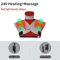 Red Light Heated Shawl Vest 3 Vibration Massage Neck Shoulder Back Body Warmer Neck Back Muscle Relaxation