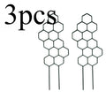 3pcs,  Is Designed As A Honeycomb-shaped Climbing Plant Support Frame.  It Is Very Suitable for Potted Vines and Flowers