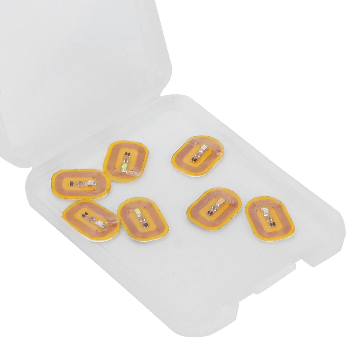 7pcs NFC Lighting Nail Art Stickers Different Colors Self Adhesive Intelligent Nail Stickers NFC Nail Sticker NFC Nail Art Tips