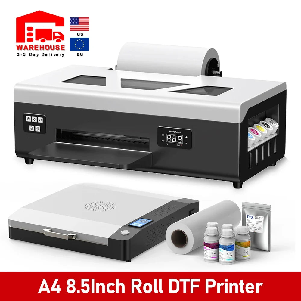 A4 DTF Heat Transfer Printer for Apparel