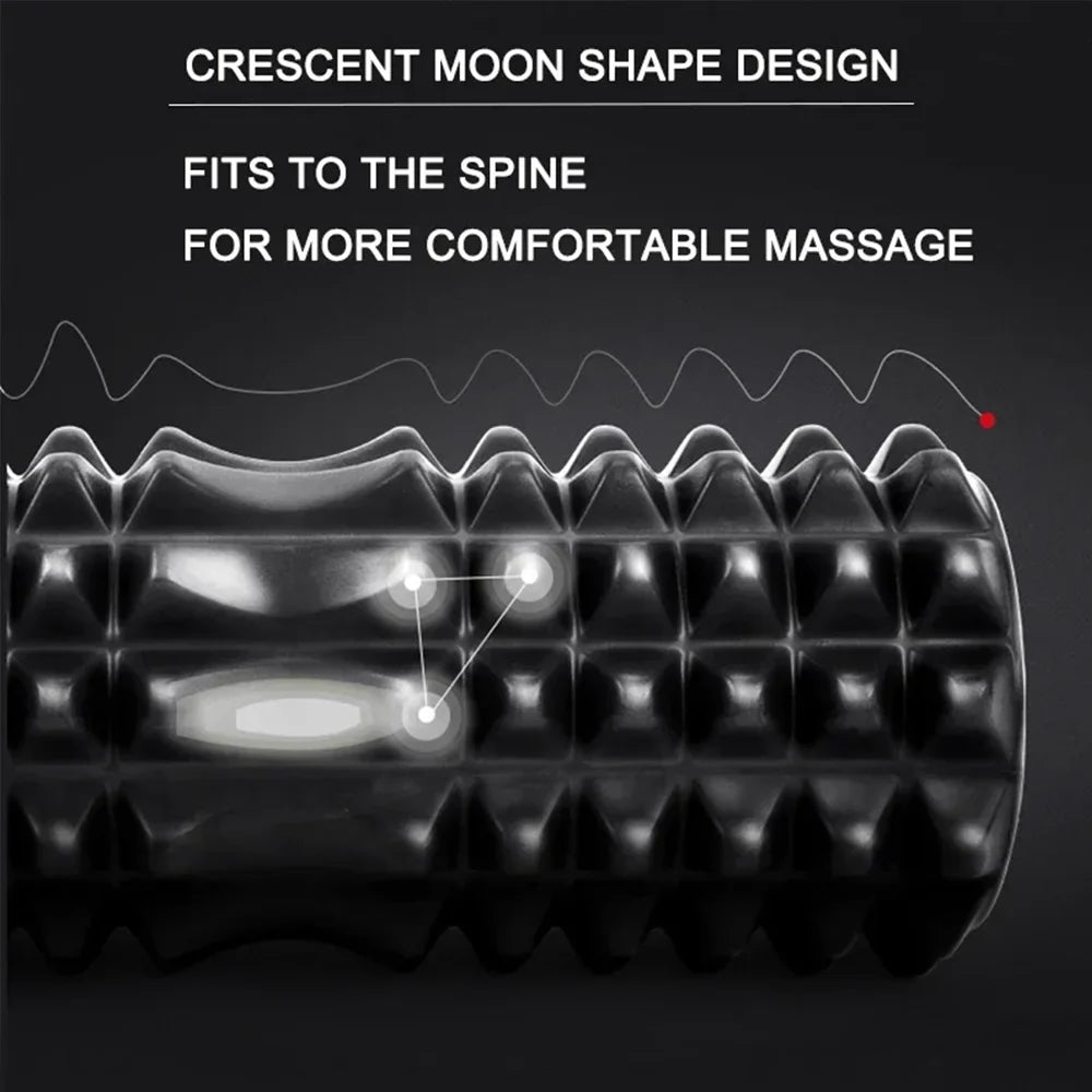 45/30cm Foam Massage Roller Hollow Column Fitness Equipment for Muscle Massage Physiotherapy and Sports Rehabilitation
